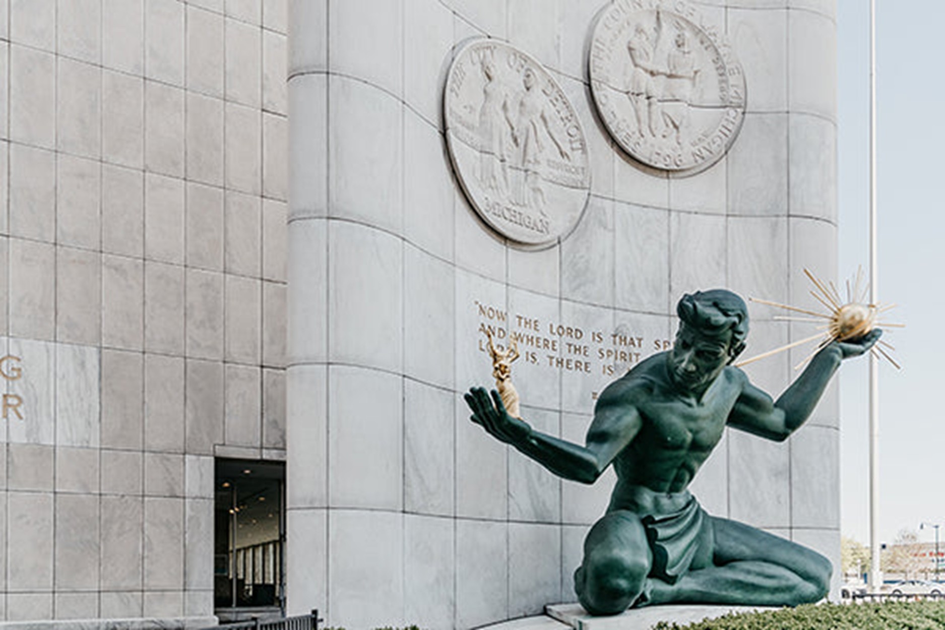 “Spirit of Detroit” Photo Credit: Pure Detroit