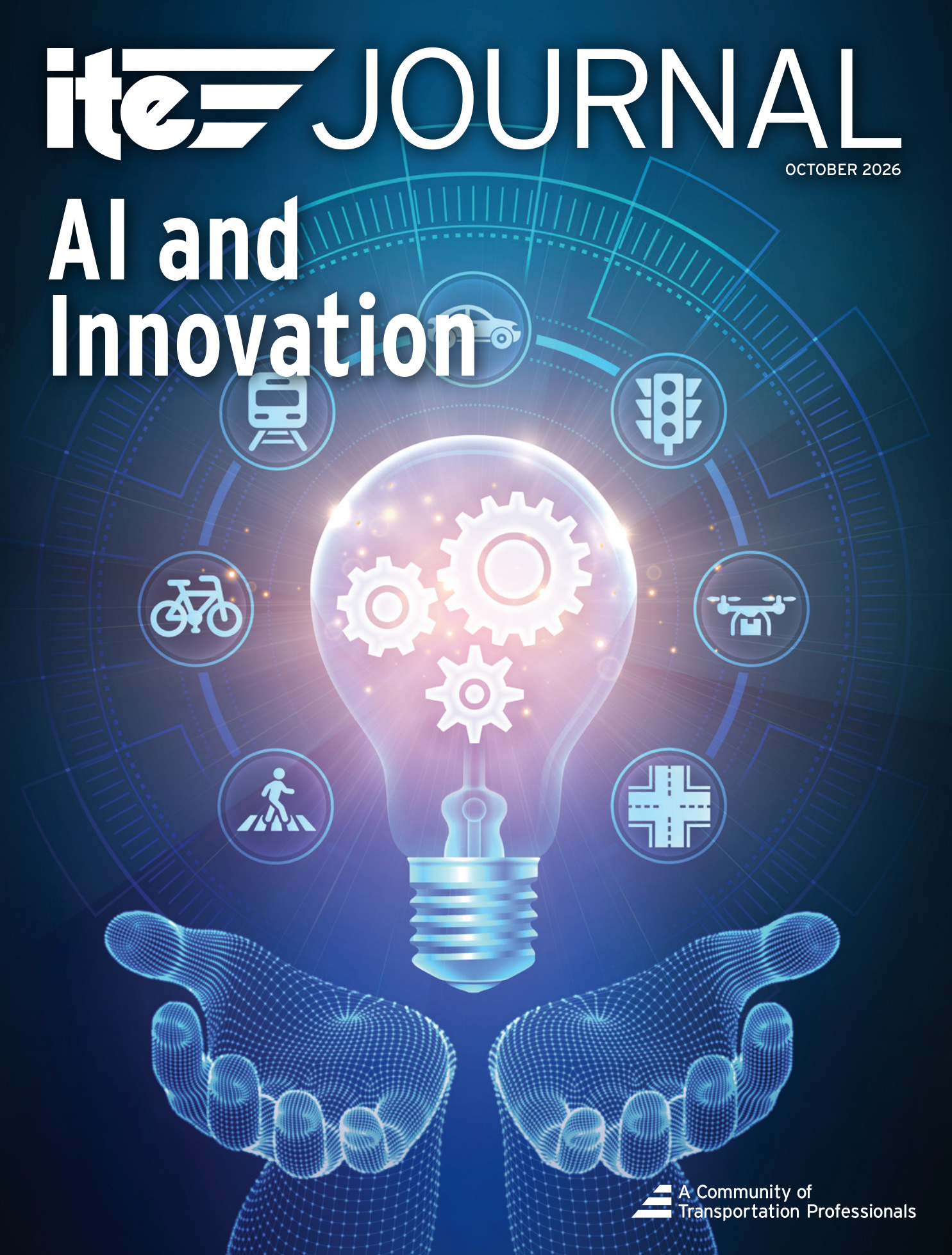 October 2026 ITE Journal cover - AI and Innovation